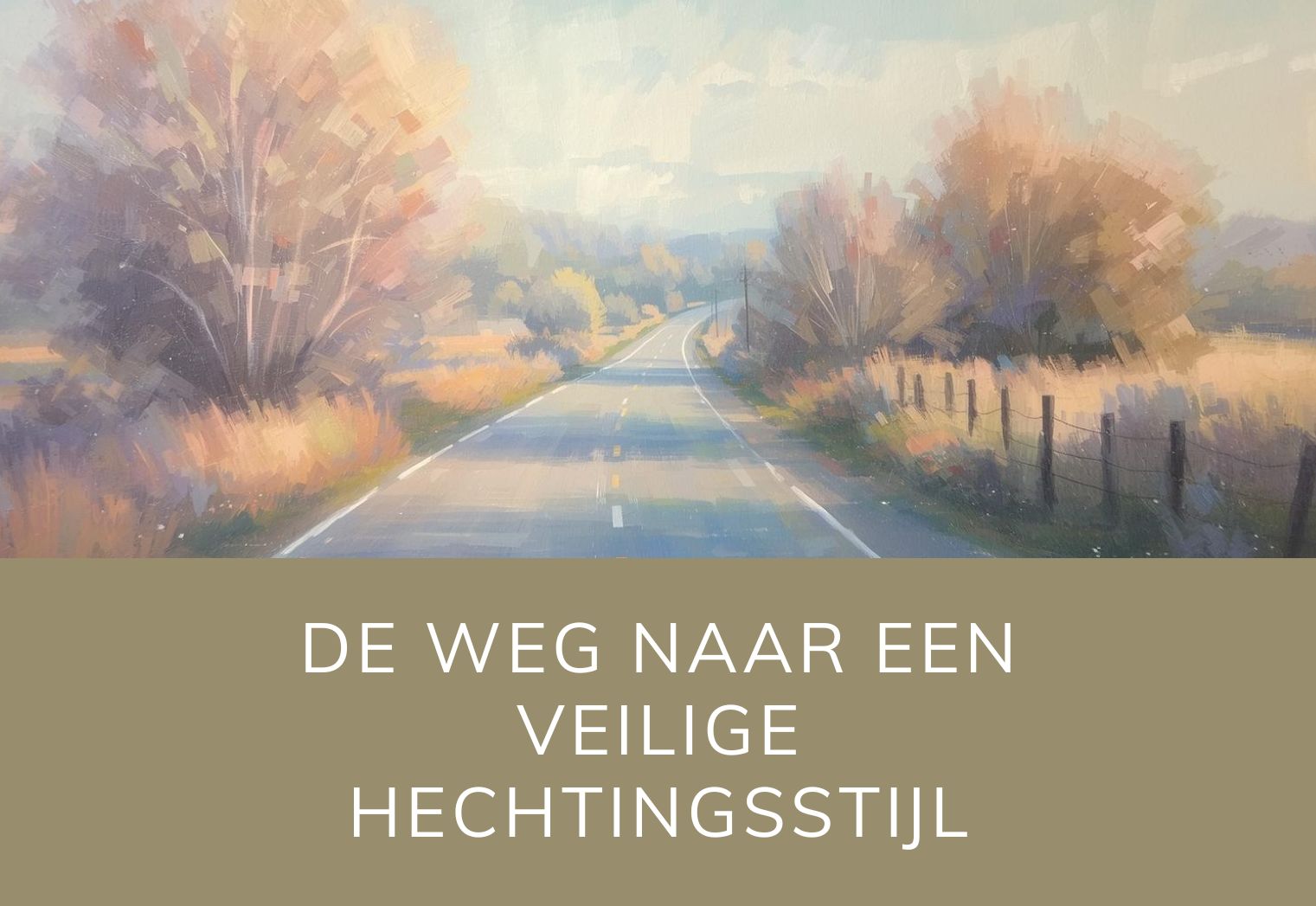 De weg naar een veilige hechtingsstijl